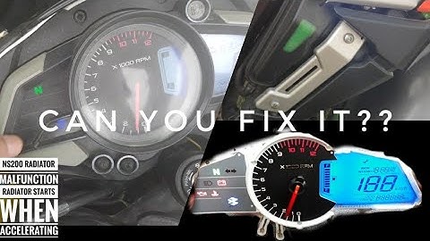 Bajaj pulsar ns200 radiator malfunction problem & overheat light issue final verdict.Can you fix it?