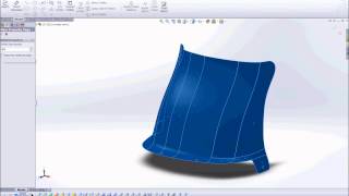Solidworks Unfold A Multi-Faced Double Curvature Surface