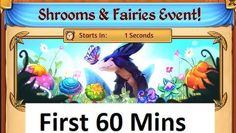 Merge Dragons Shrooms and Fairies Event First Hour Gameplay