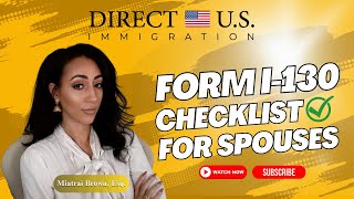 Form I-130 Checklist for Spouses | Complete I-130 Checklist for Spouses Step-by-Step Guide