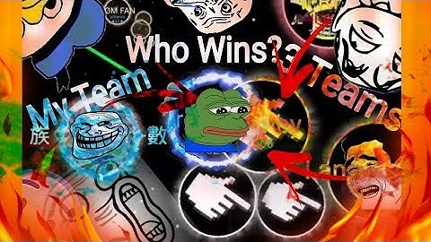 Nebulous&Blob | PopSplit - Triple Destroying Teams - Leash Powerups Tricks