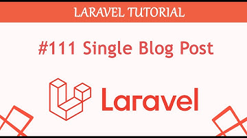 #111  Single Blog Post Complete Blogging Content Management System in Laravel