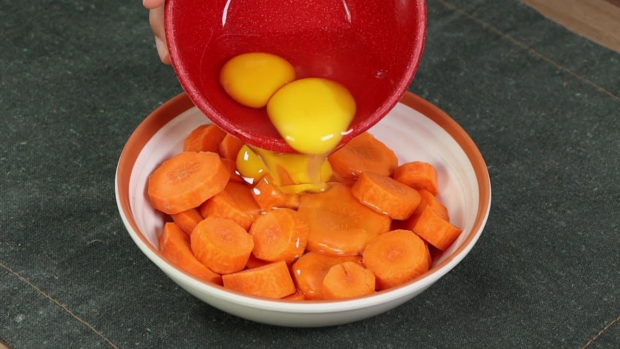 I ADDED EGGS TO THE CARROT, SEE HOW DELICIOUS IT WAS! YouTube