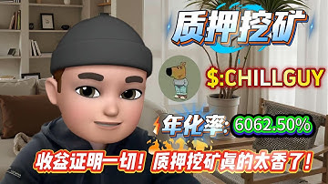 🧠 新手也能轻松上手的质押Solana CHILLGUY挖矿教程！年化高达6062.50%收益直接看得见！