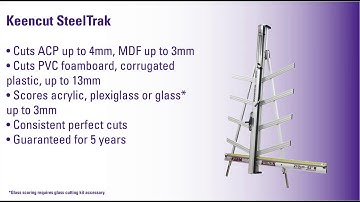 Keencut SteelTrak -- vertical board cutter