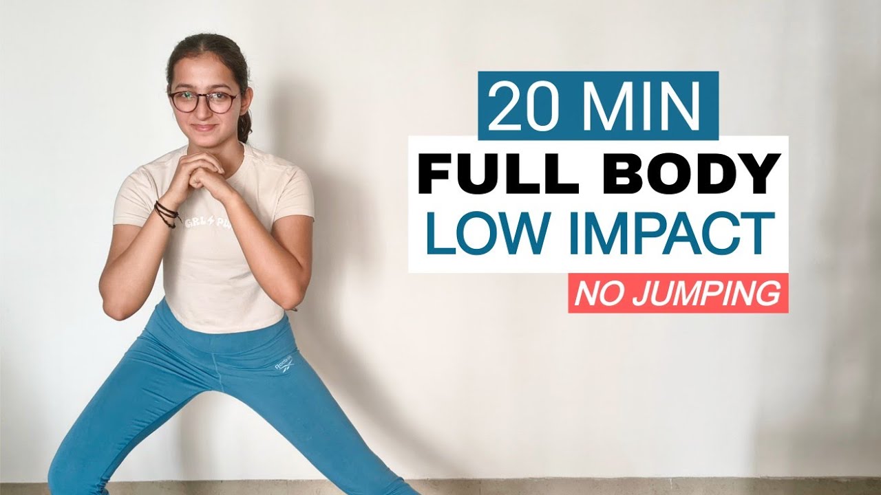 20 MIN FULL BODY LOW IMPACT Workout - No Jumping + No Repeats ( Warm Up ...