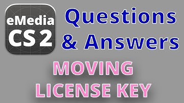 eMedia CS2 Q&A: Move your license key on another workstation