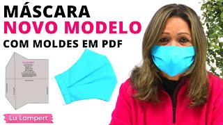 Máscara Modelo Novo – Moldes Gratuitos