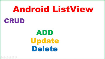 Android ListView Ep.02 - ArrayList and Basic CRUD