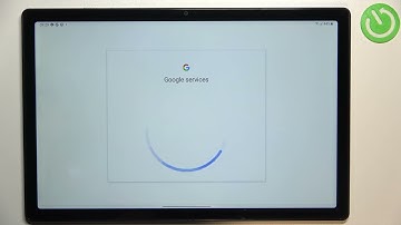SAMSUNG Galaxy Tab A8 2021 - How To Setup Google Backup