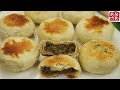 Crispy mungbean cake。香酥绿豆饼，无需烤箱，平底锅就能完成，香甜可口，酥的掉渣！