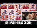 💸 28 PERSON GROUP PULL 😱$5600 on HIGH LIMIT CLEOPATRA 💵 at Ho-Chunk Gaming Madison #ad