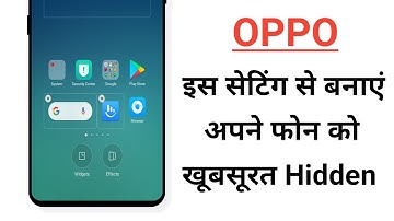 OPPO New Setting 100% Hidden Decorate Setting ! A37,a57,a83,a3s,f11,f5,f7,f9,a5,a9,f1,f3