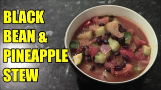 Black Bean Pineapple Stew High Protein Vegan