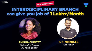 Interdisciplinary Branch can give you job of1lakh+ in hand | SK Mondal (Ex.IES) with Anisha Christy