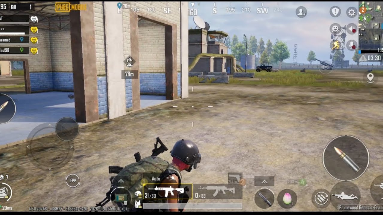 Infinix gt 30 pro pubg hdr eksream 60 fps