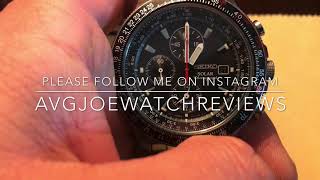 Setting the Alarm on your Seiko Solar Chronograph - YouTube