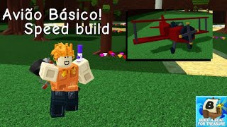 AVIÃO BASICO (Speed Build) -Build a Boat for Treasure-