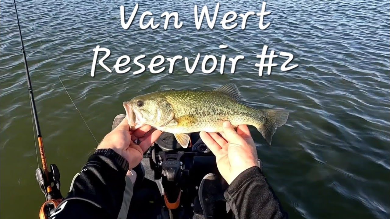 Van Wert Reservoir #2 (Ohio) Kayak Bass Fishing (6/24/24)