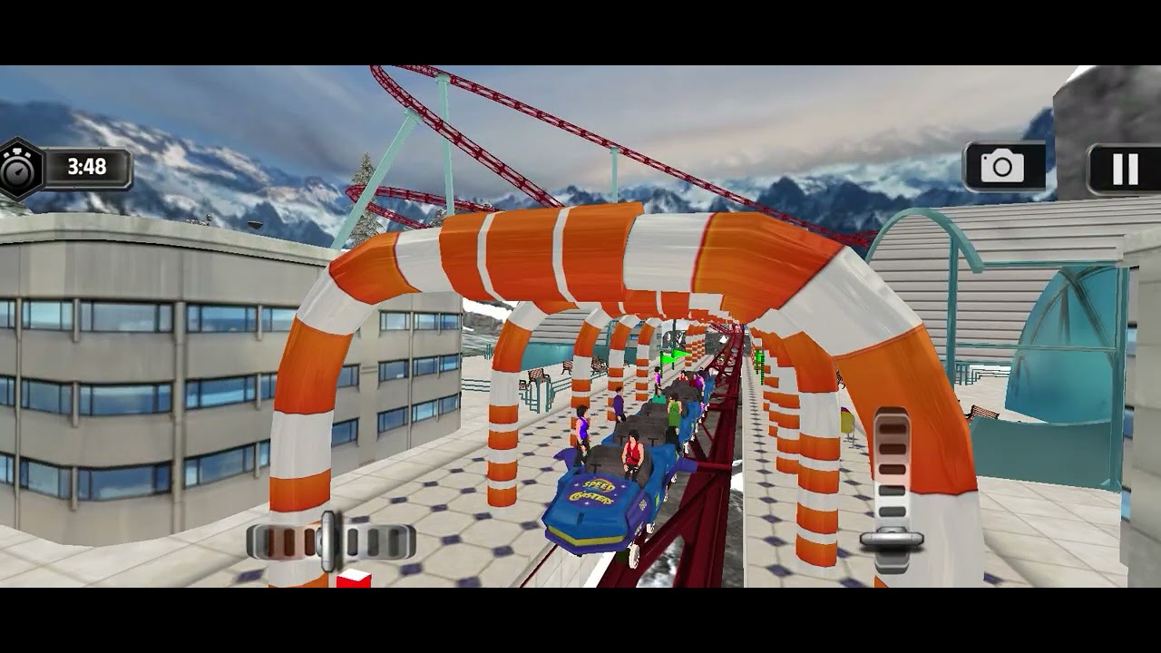 Roller coaster Simulator Rush - YouTube