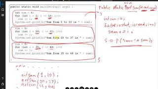 Programming 1 Java - 4.4 Method and Loops Exercise