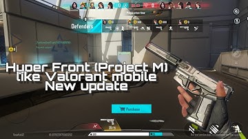 Hyper Front (Project M) like Valorant mobile | new game for mobile | beta