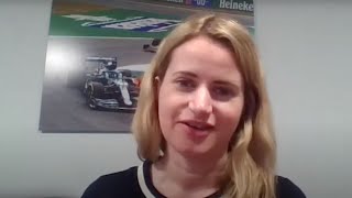 Press conference with Bernie Collins - Aston Martin F1 Race Strategist