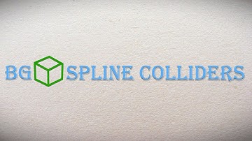 BG Spline Colliders demo (for Unity 3D)