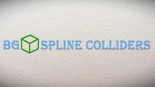 BG Spline Colliders demo (for Unity 3D)