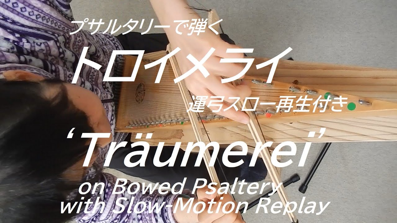 プサルタリーで弾く トロイメライ 'Träumerei' on Bowed Psaltery