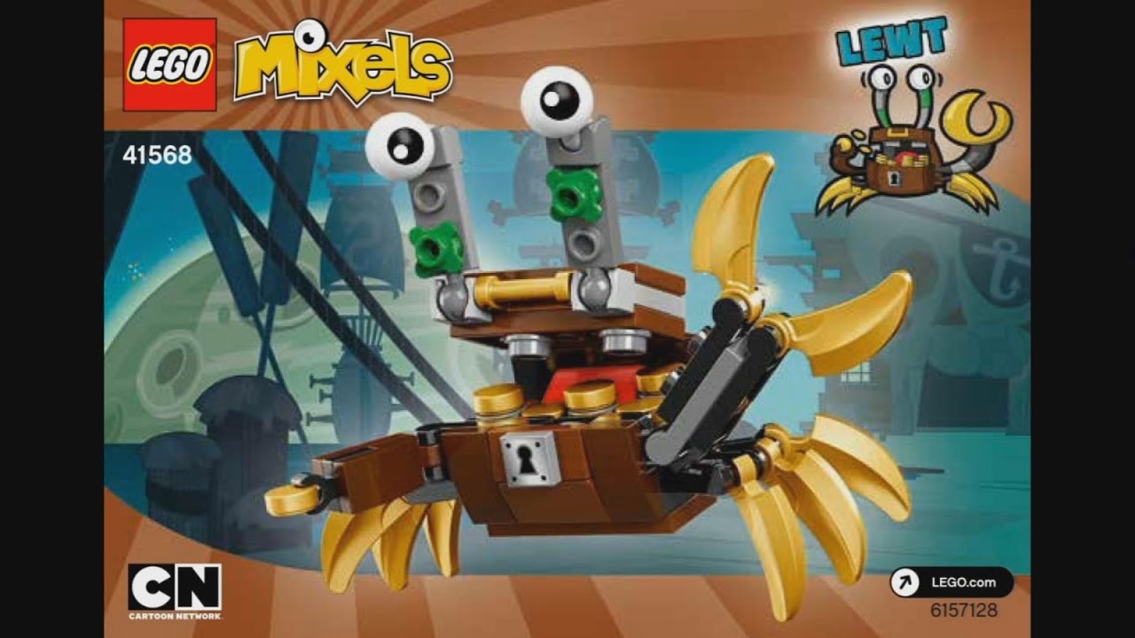 LEGO Mixels 41568 Lewt - instruction timelapse