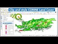 How to Clip CORINE Land Cover and Style the Legend in QGIS