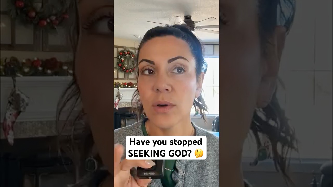 Это происходит, когда вы ПЕРЕСТАЕТЕ искать Бога в первую очередь.