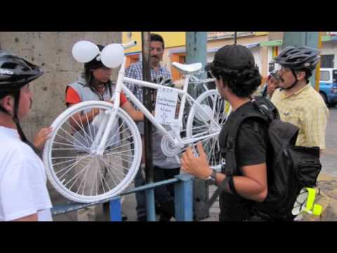 Zamora en Bici, La Primer Bici Blanca de Zamora Michoacan Mexico