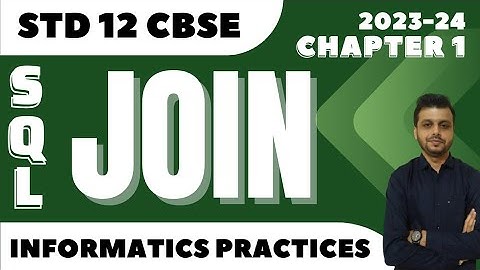 CLASS 12 INFORMATICS PRACTICES | CHAPTER-1| 2023-24 | CBSE\NCERT