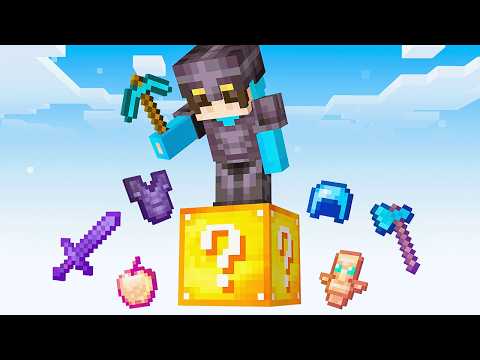 Minecraft But It’s Only ONE Lucky Block..