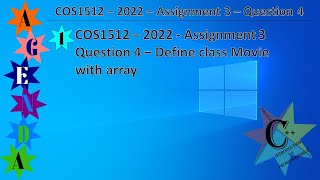 COS1512 - 2022 - Assignment 3 - Question 4