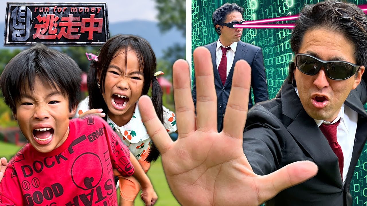 【逃走中】かえであーたんが夢の中でハンターと鬼ごっこミッション！　制限時間まで逃げ切れるか？ Pretend Play Funny Hunter Chase Story