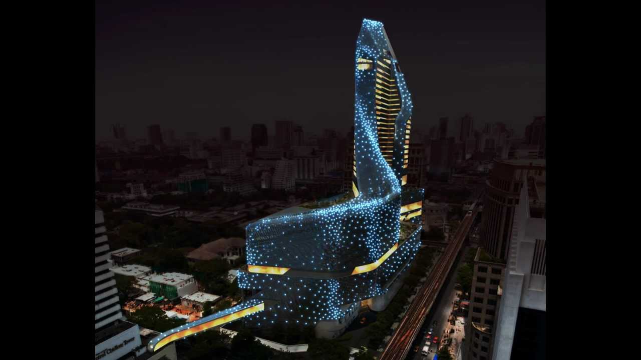 Facade Lighting Design Concepts of Central Embassy in Bangkok Thailand YouTube