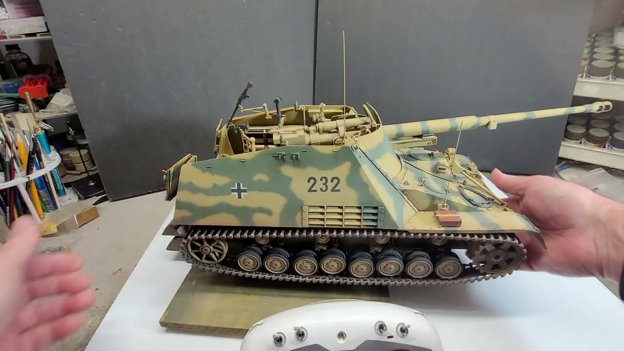1/16 RC Tank 3D Printed Nashorn!