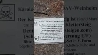 Hier scheitern fast alle ! Karola Klettersteig F ! #viaferrata #klettersteig #extreme #outdoor