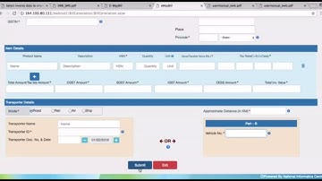 How to generate E-WAY BILL through android app, website and SMS. E waybill process in GST(live demo)