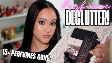 PERFUME DECLUTTER TIME!! 🚫 |15+ PERFUMES LEAVING MY COLLECTION! | DOWNSIZING MY PERFUME COLLECTION ✨