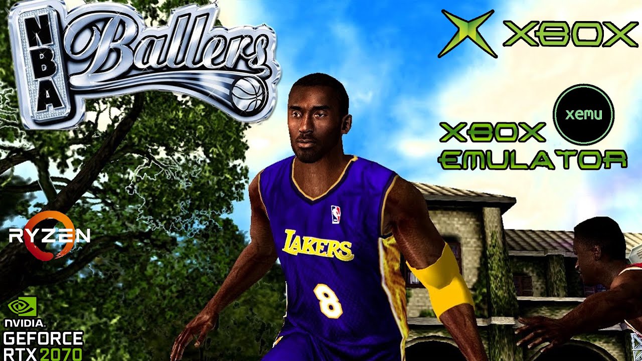 Xemu-v0.5.1 | NBA Ballers 1080P 60FPS  2x Scaled | Original Xbox Emulator  - Game-play