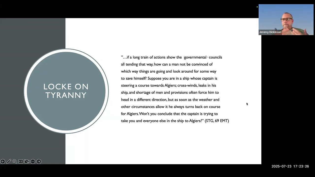 Jefferson & Locke: Political Philosophy