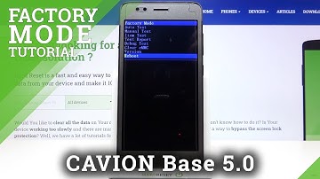 How to Enter Factory Mode in CAVION Base 5.0 – Android Test Menu