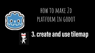 How to create and use tilemap in godot engine (How to make a 2d platform in godot day 3)