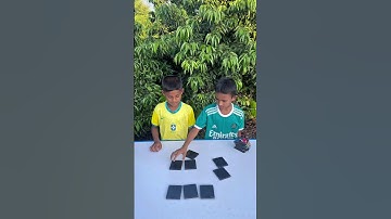 Evan or Safin playing amazing memory matching game. #funny #shorts #funwithbrotherz