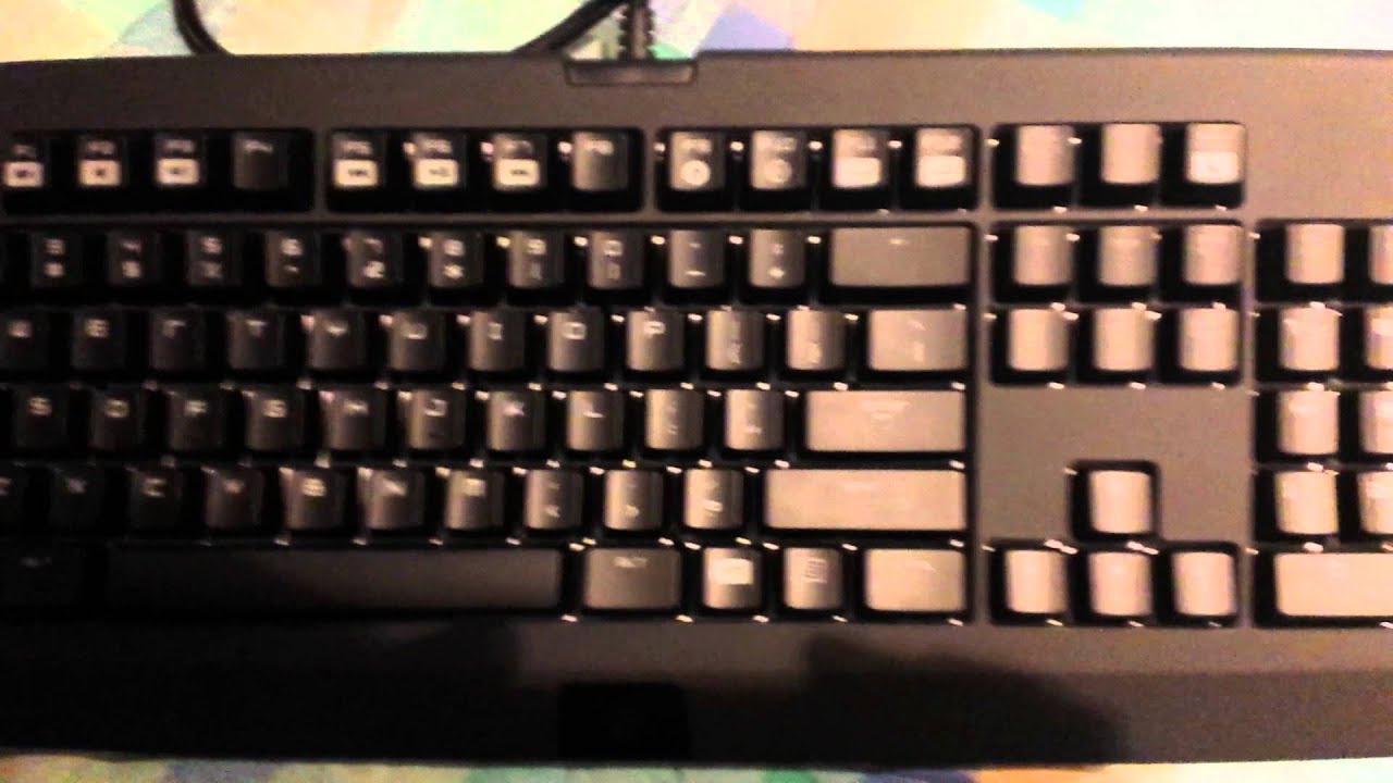 Razer Blackwidow Chroma Unboxing YouTube