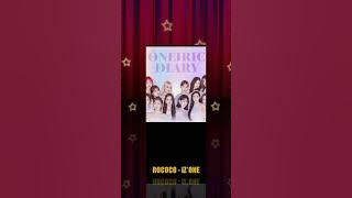 IZONE FULL ALBUM ONEIRIC DIARY